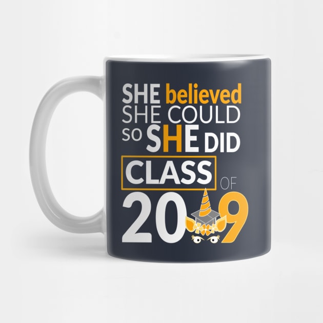 Class of 2019 She Believed She Could So She Did by lisalizarb